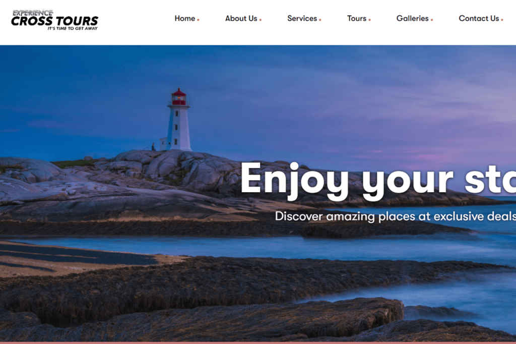 Website Cross Experience Tours