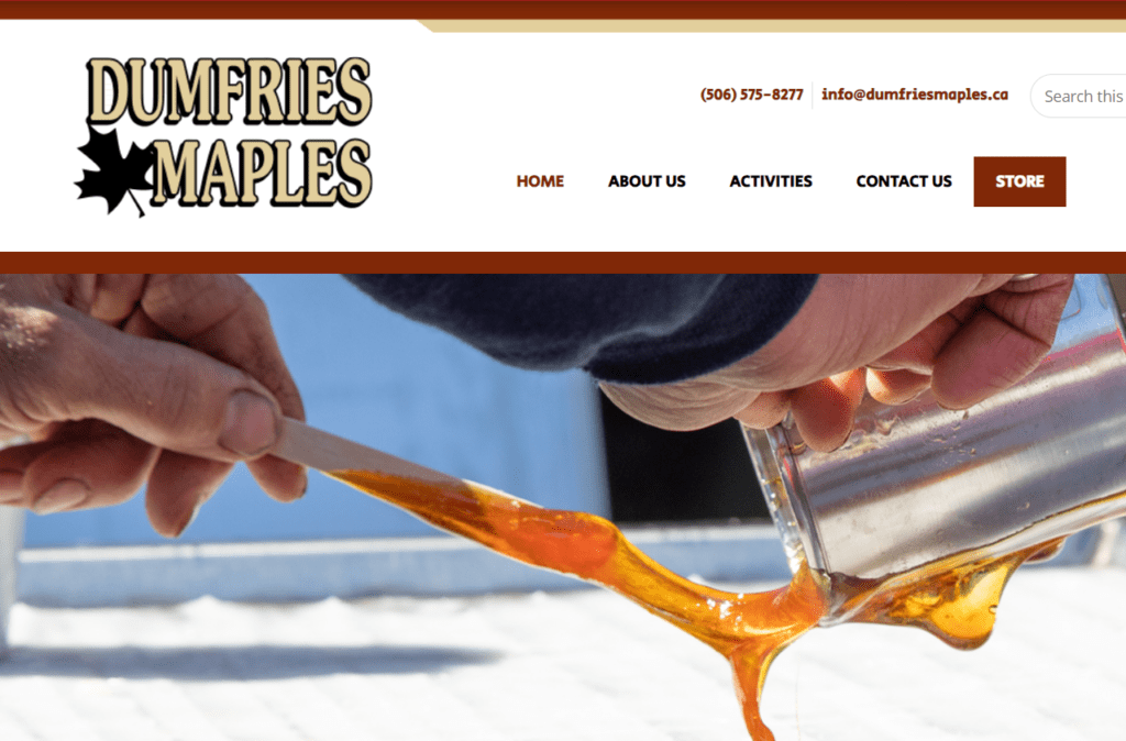 Website Dumfries Maple