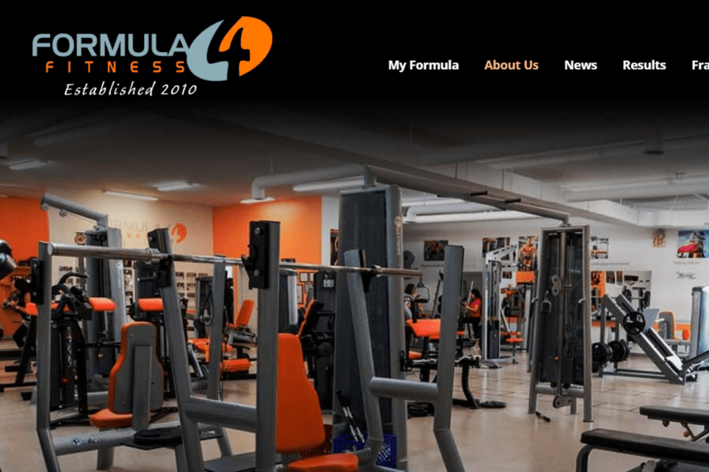 Website formula4fitness