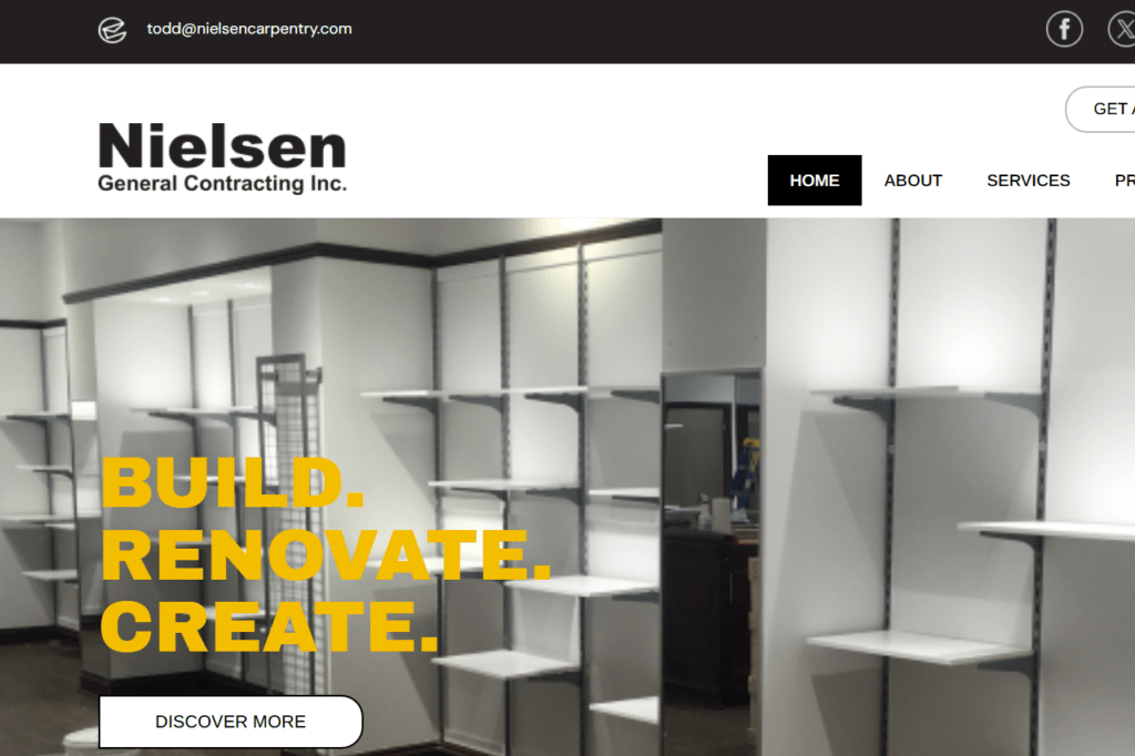 Website Nielsen General Contracting Inc