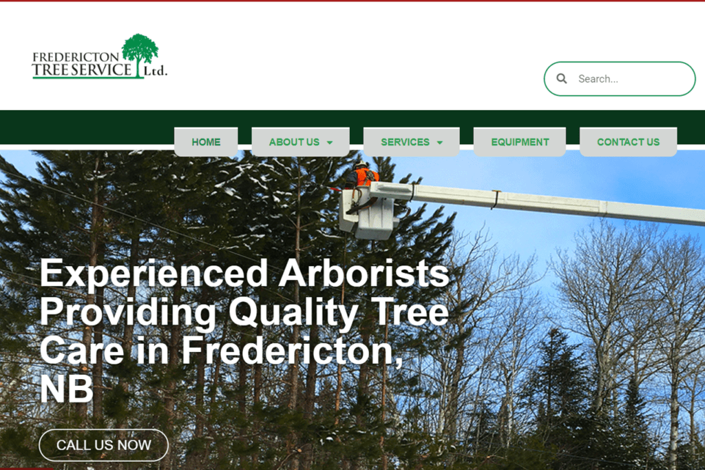 Website Fredericton Tree Services